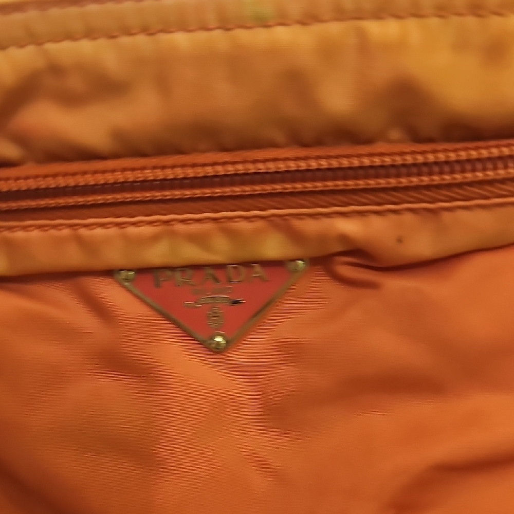 Prada Coral and Beige Crossbody Bag - Picture 8 of 12
